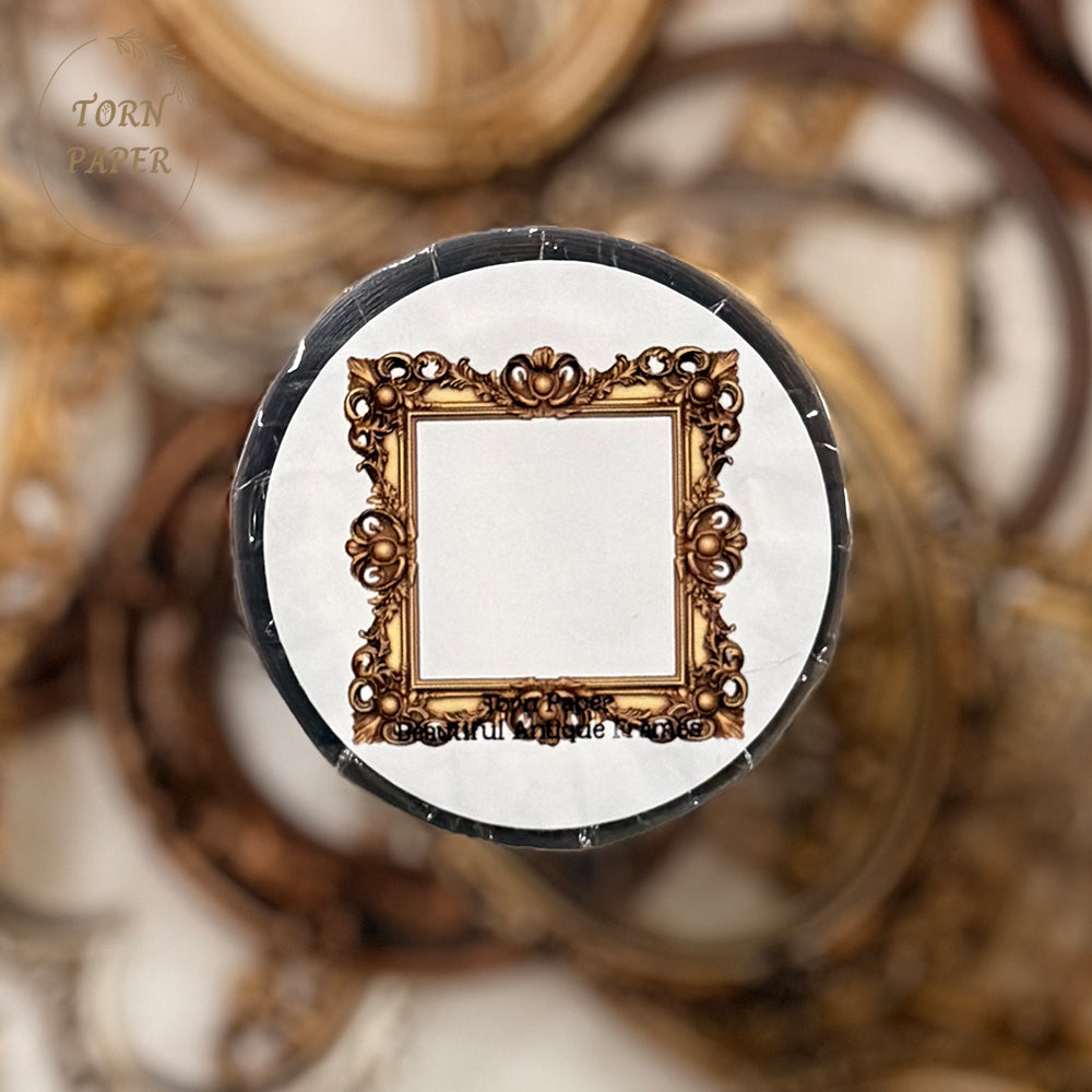 Torn Paper_ Beautiful Antique Frames 3D Gloss PET Tape 200cm TPM 004(1Loop)