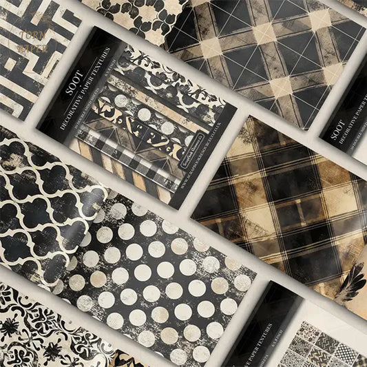 SBRC Decorative Paper Pad Soot SR 086