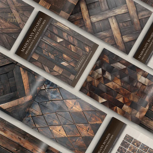 SBRC Decorative Paper Pad Mahogany Boards SR 100