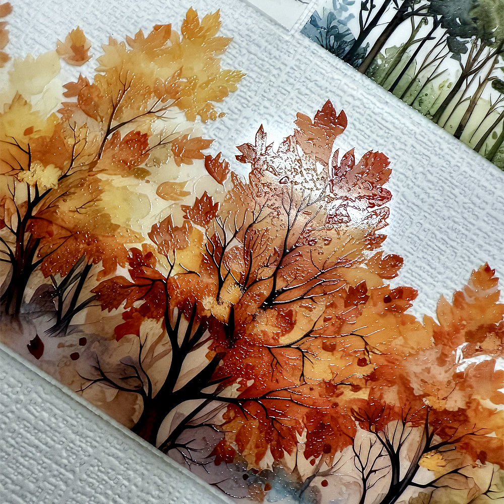 Torn Paper_ A Tree’s Greeting Across Time 3D Ptint PET Tape 200cm TPM 034(1Loop)