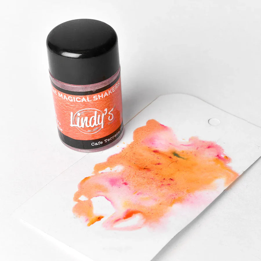 Lindy's Gang Powder ink Cafe Terrace Tangerine Magical Shaker LY 018