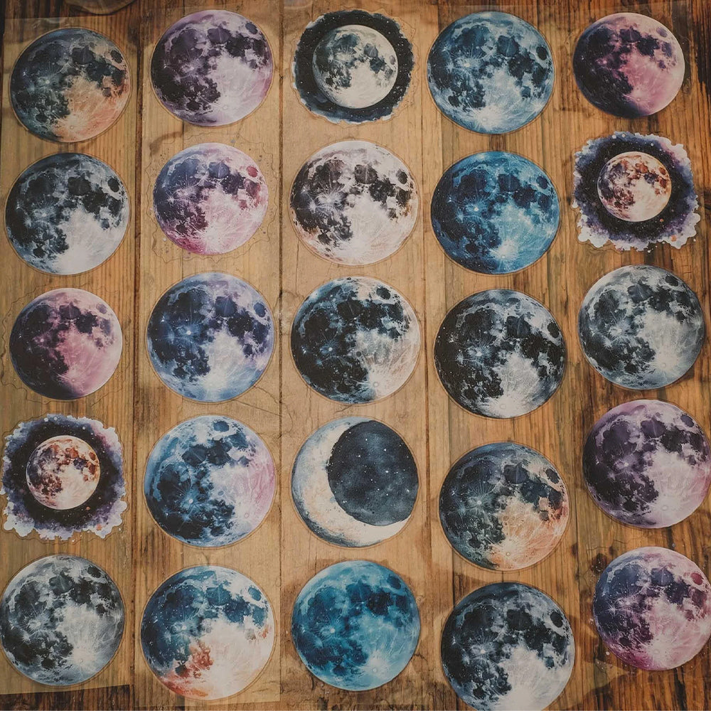 London Gifties_ Many moons ago 3D Gloss Kiss Cut PET Tape 10m[1Loop] LG 455