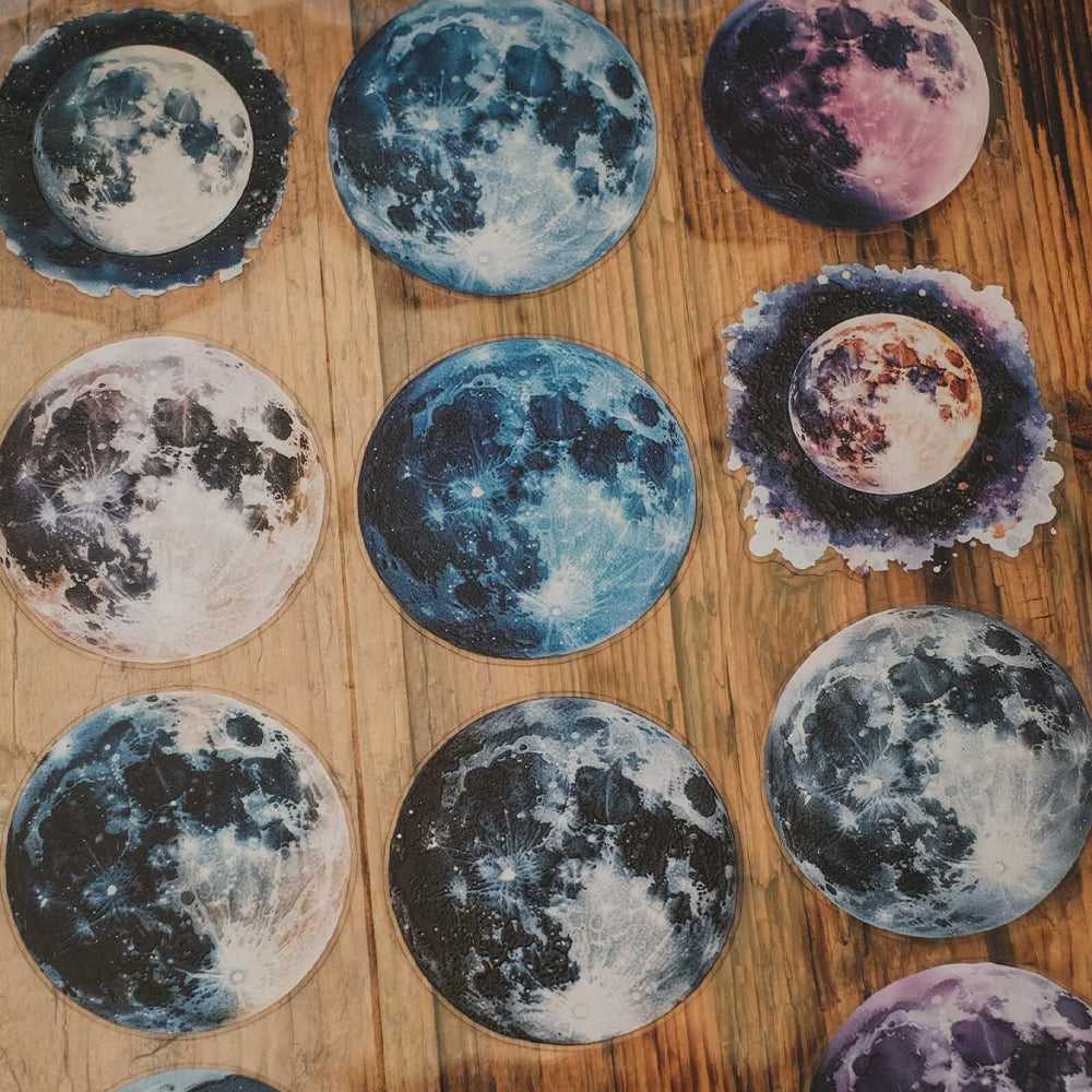 London Gifties_ Many moons ago 3D Gloss Kiss Cut PET Tape 10m[1Loop] LG 455
