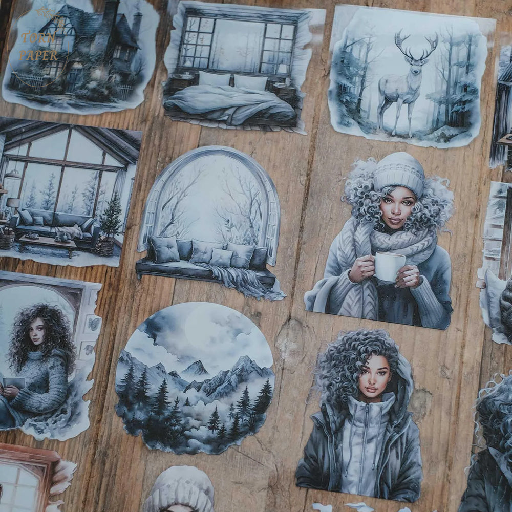 London Gifties_ Cosy foggy remote cottage 3D Gloss PET Tape[1Loop] LG 155