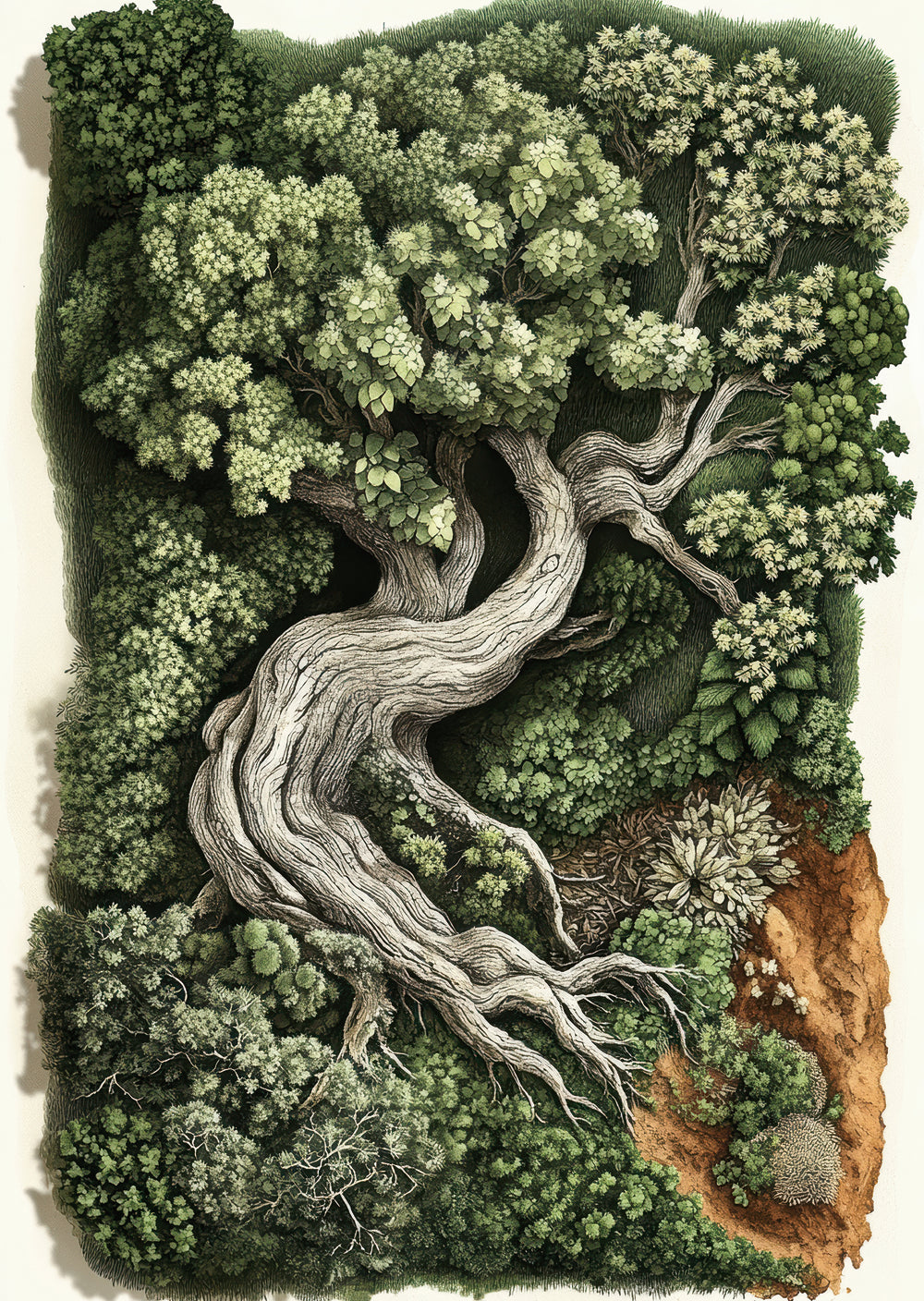 Torn Paper Scrapbooking Papers The Hidden Woodland TPB-030