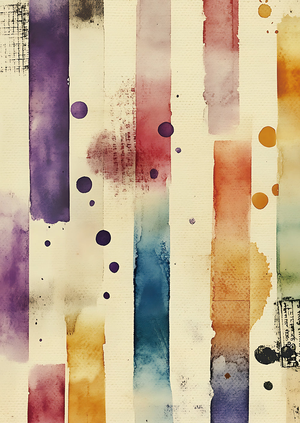Torn Paper Scrapbooking Papers Color Theory TPB-027