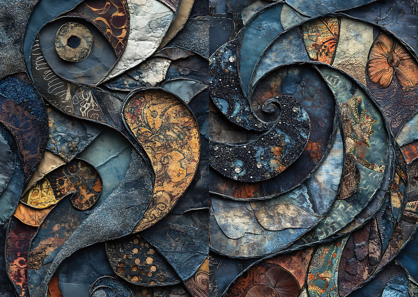 Torn Paper Scrapbooking Papers Artisan Texture Collection TPB-001