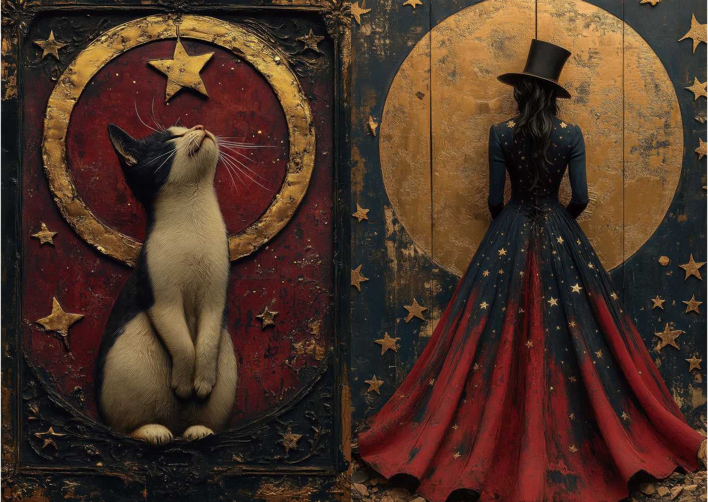 Torn Paper Scrapbooking Papers Carnival of Beautiful Nightmares TPB-002