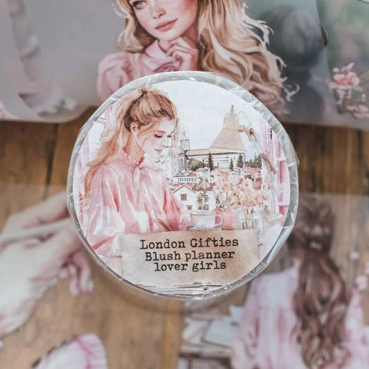 London Gifties_ Blush planner lover girls 3D Gloss PET Tape 10m[Whole] LG 289