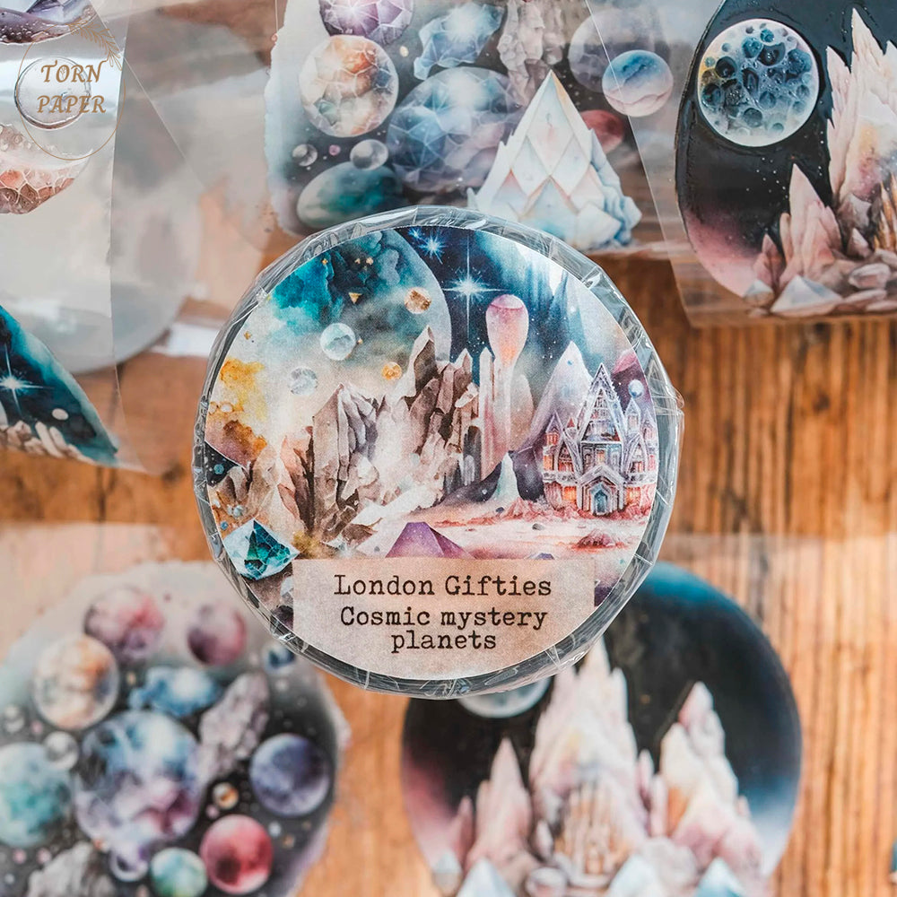 London Gifties_ Cosmic mystery planets 3D Gloss PET Tape 10m[1Loop] LG 227