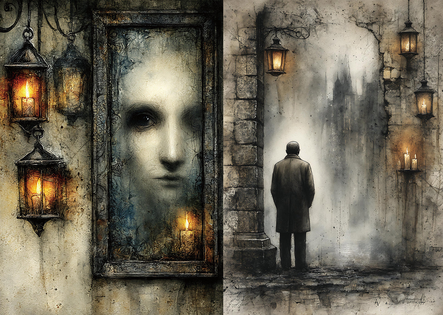 Torn Paper Scrapbooking Papers Edgar Allan Poe’s House TPB-005
