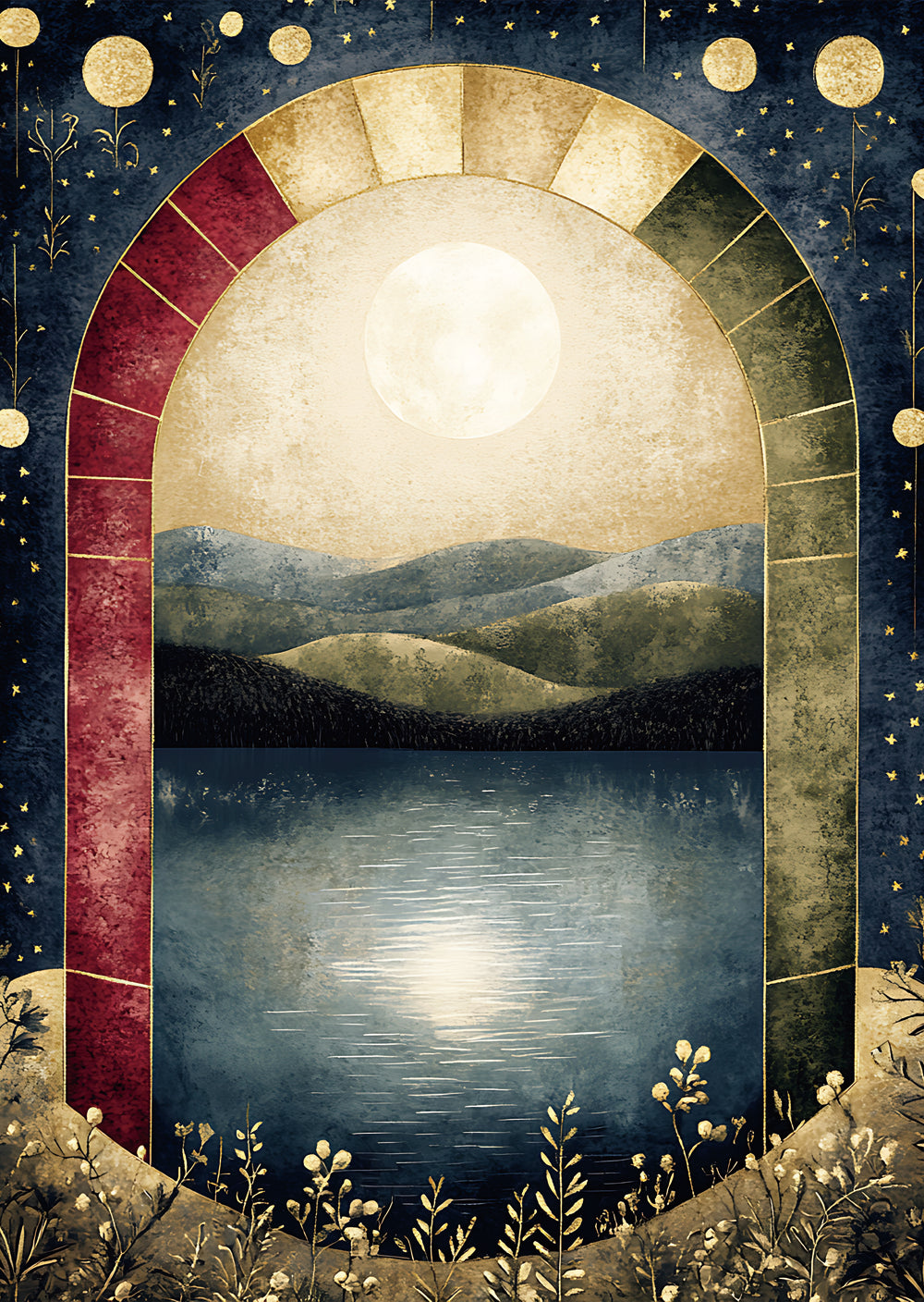 Torn Paper Scrapbooking Papers Whispers Beneath the Moon TPB-034