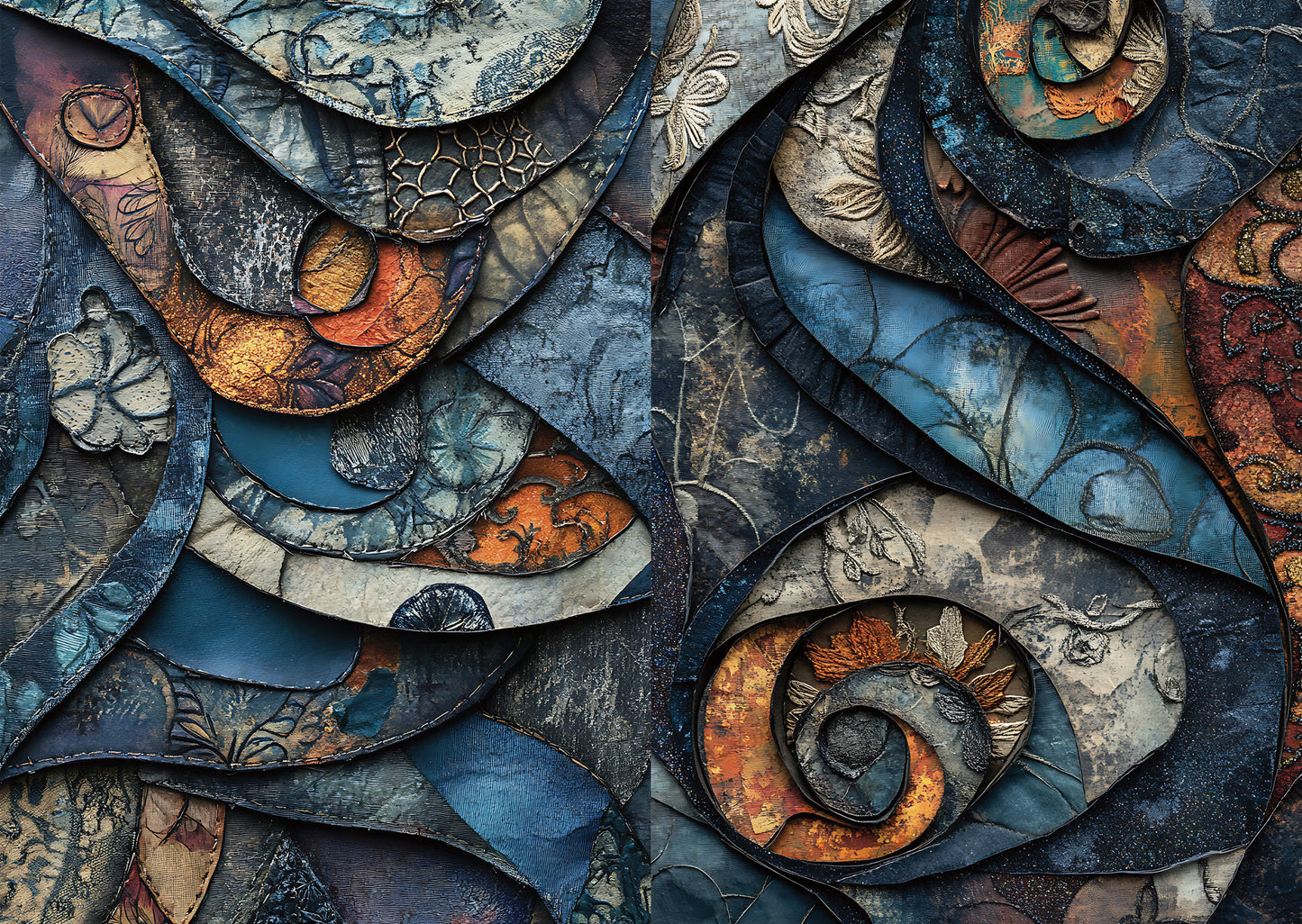 Torn Paper Scrapbooking Papers Artisan Texture Collection TPB-001