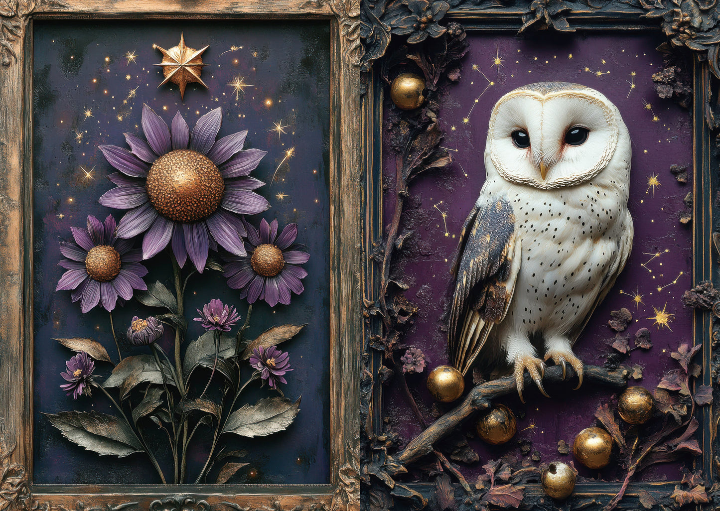 Torn Paper Scrapbooking Papers Nocturne of the Enchanted Forest TPB-008