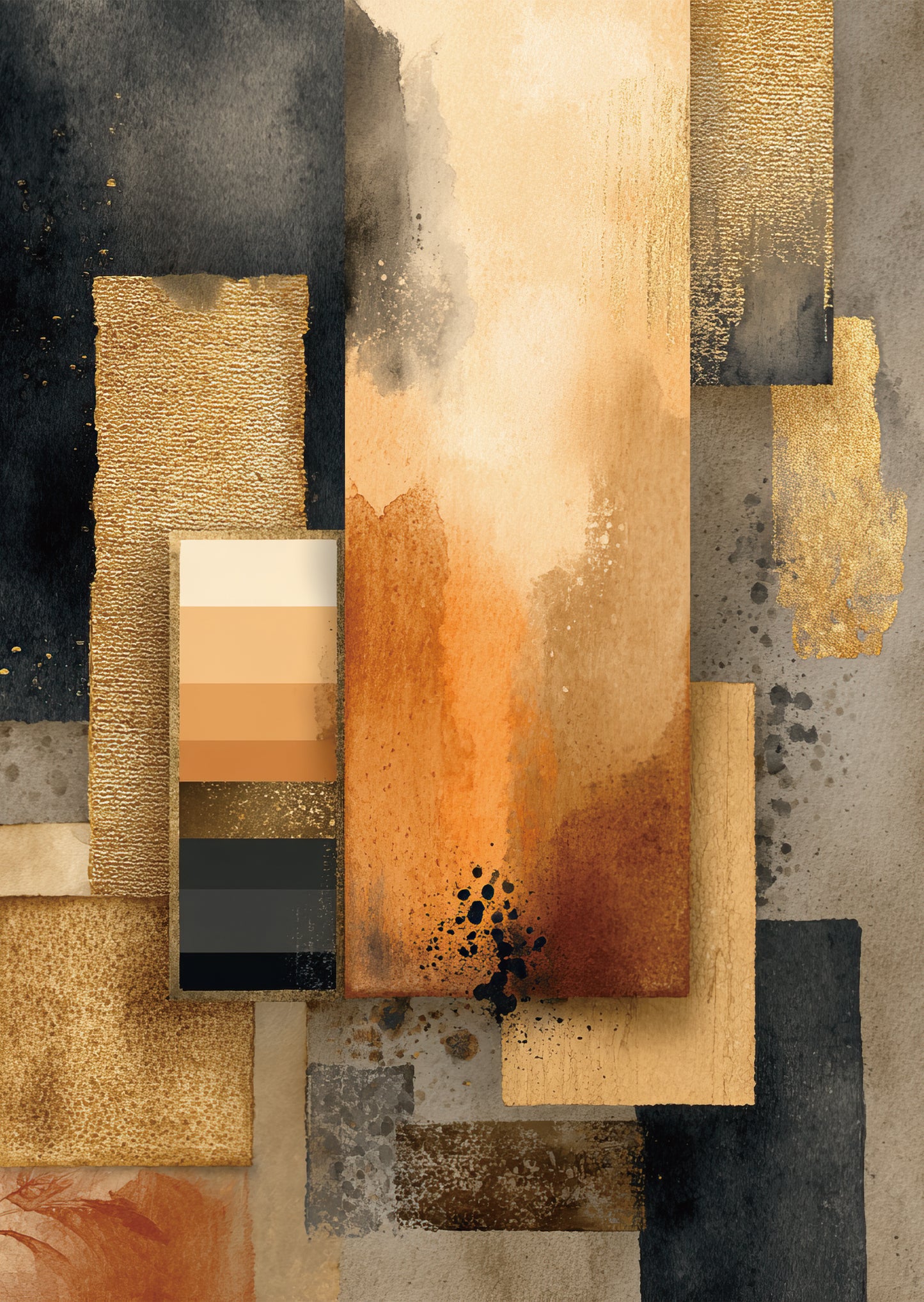 Torn Paper Scrapbooking Papers Dreamy Palette Layers TPB-004