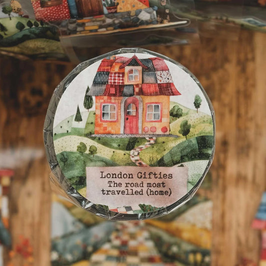 London Gifties_ The road most travelled (home) 3D Gloss Kiss Cut PET Tape 125cm[1Loop] LG 596