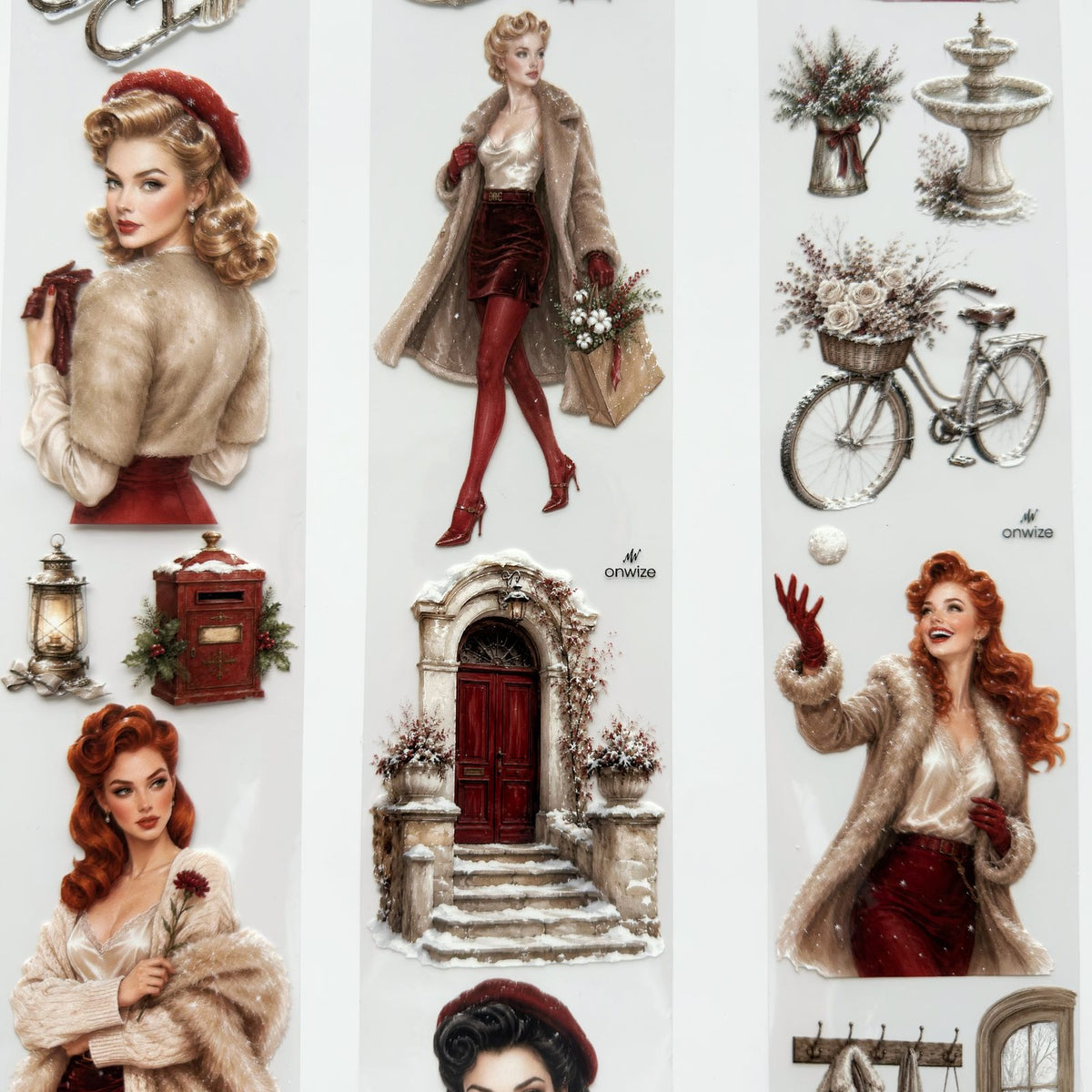 Onwize_ Journal Supplies Crimson Winter 3D Crystal Ink OW 266[Whole]