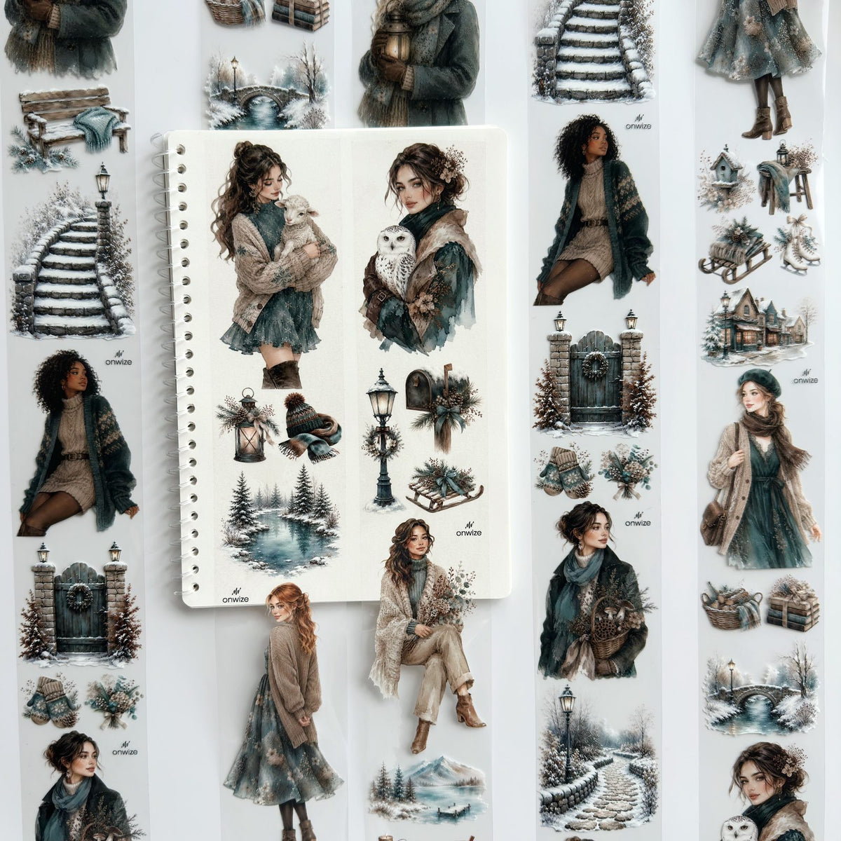 Onwize_ Journal Supplies Winter Meadow 3D Crystal Ink OW 264[1Loop]