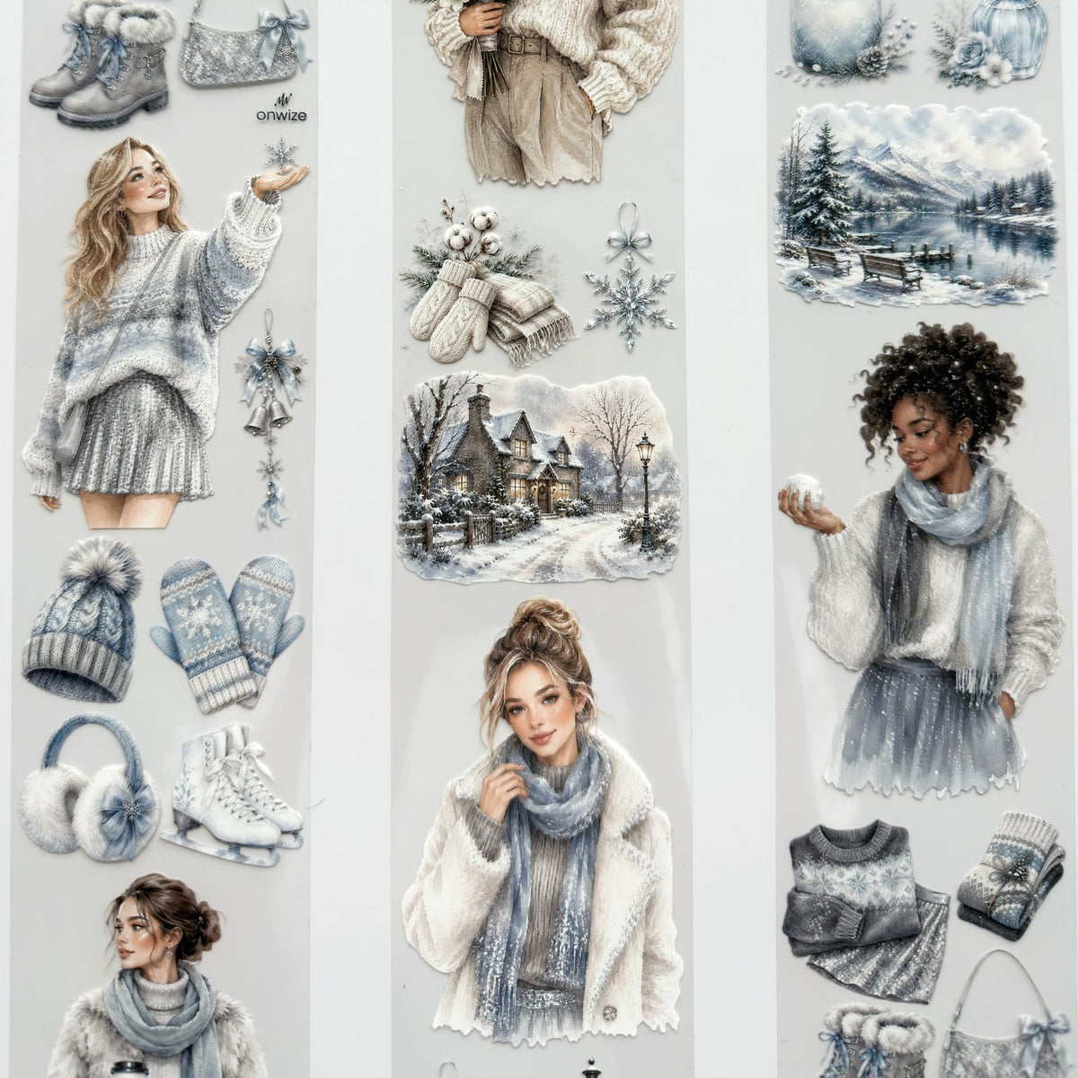 Onwize_ Journal Supplies Winter Glow 3D Crystal Ink OW 263[1Loop]