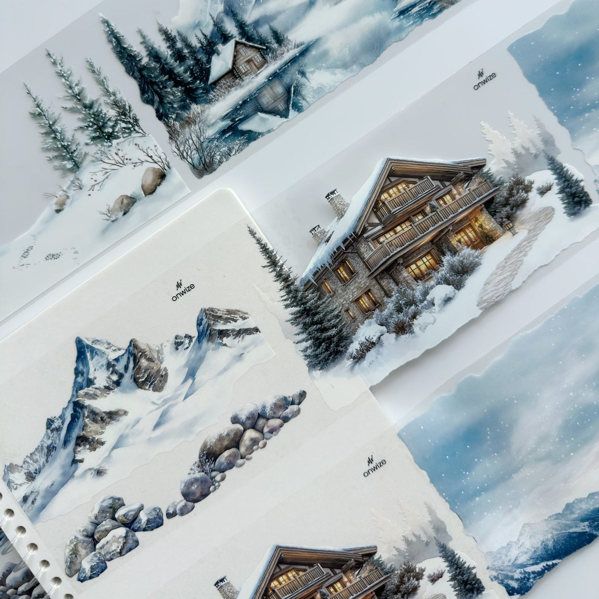 Onwize_ Journal Supplies Alpine Winter 3D Crystal Ink OW 254[1Loop]