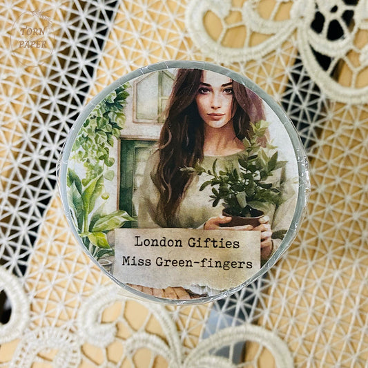 London Gifties_ Miss green fingers Matt PET Tape 10m[Whole] LG 118