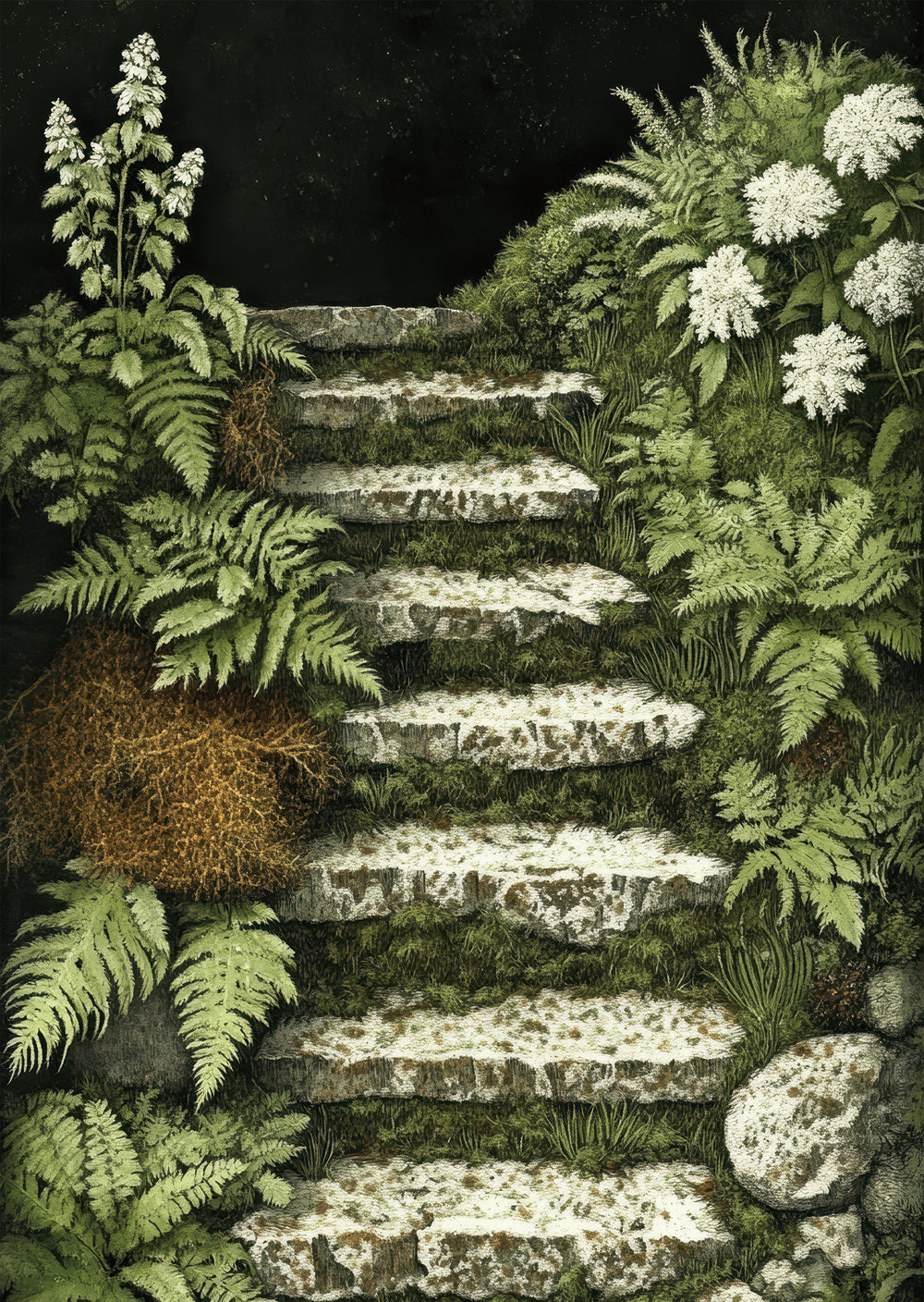 Torn Paper Scrapbooking Papers The Hidden Woodland TPB-030