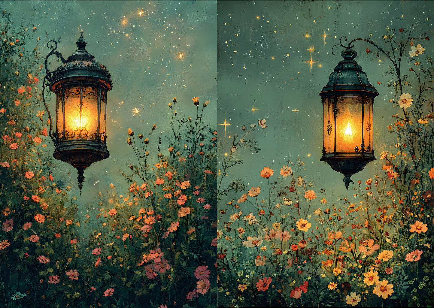 Torn Paper Scrapbooking Papers Surreal Starry Tales TPB-011
