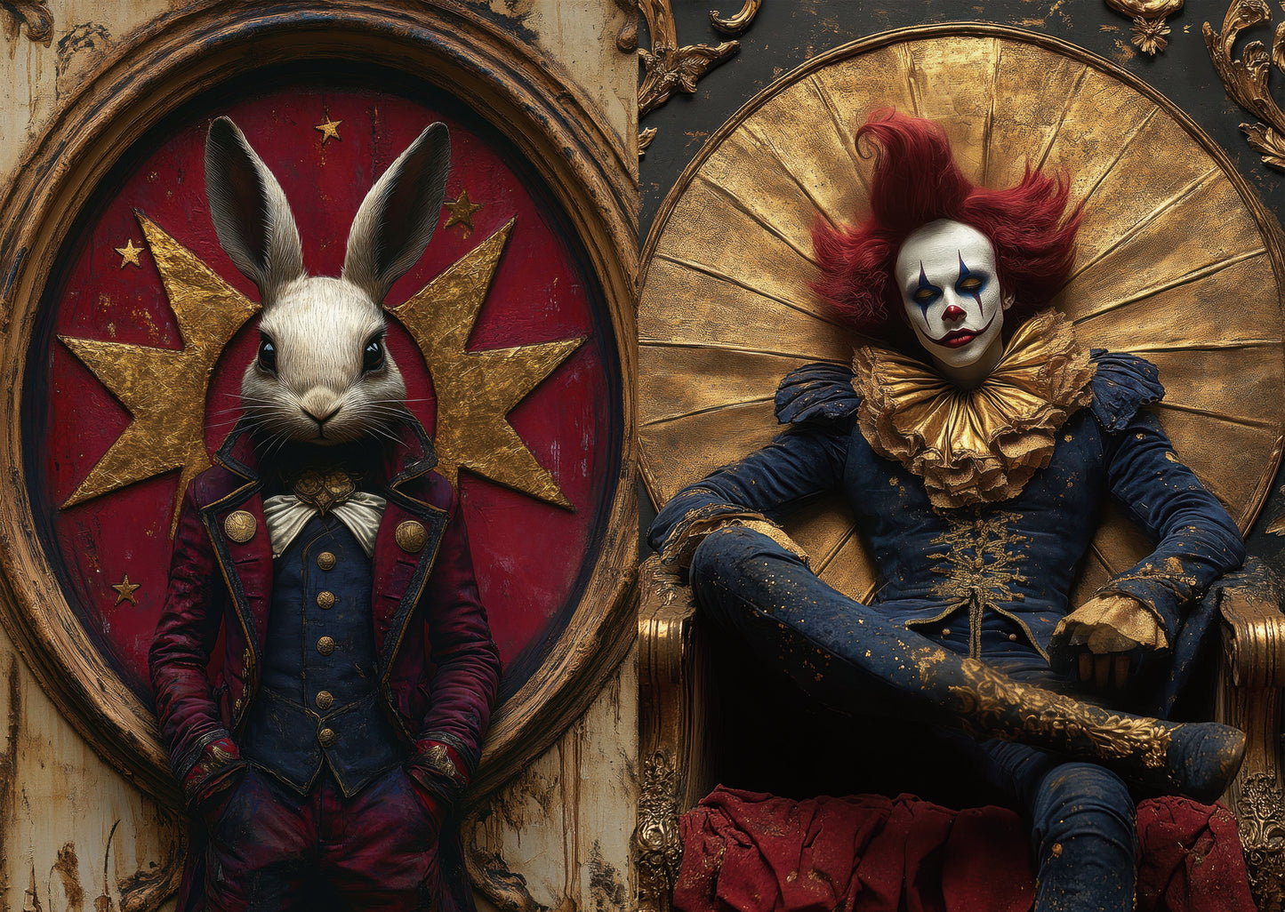 Torn Paper Scrapbooking Papers Carnival of Beautiful Nightmares TPB-002