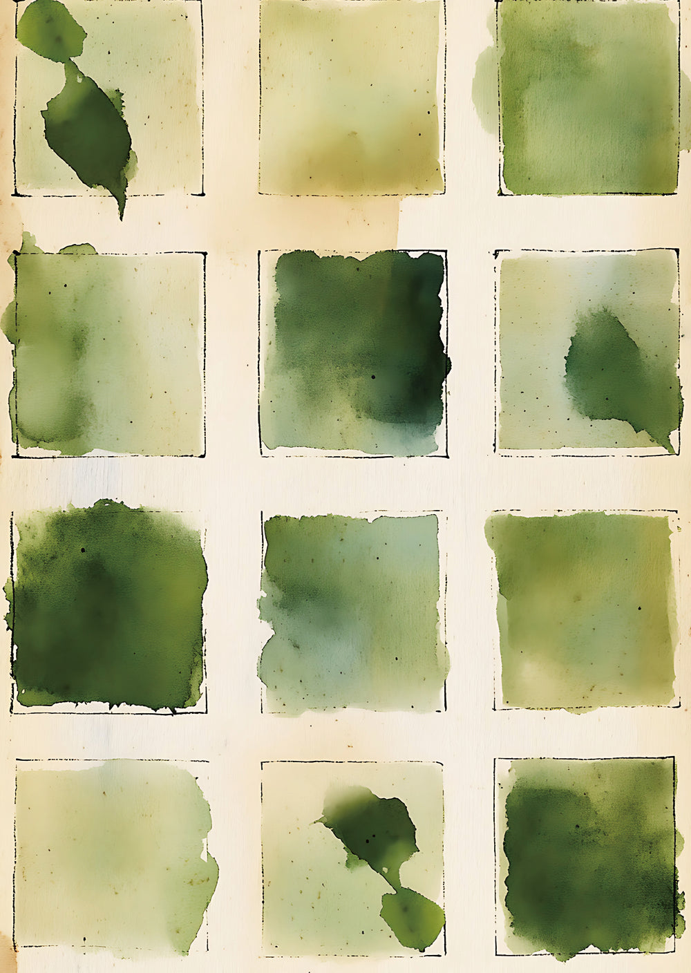 Torn Paper Scrapbooking Papers Color Theory TPB-027