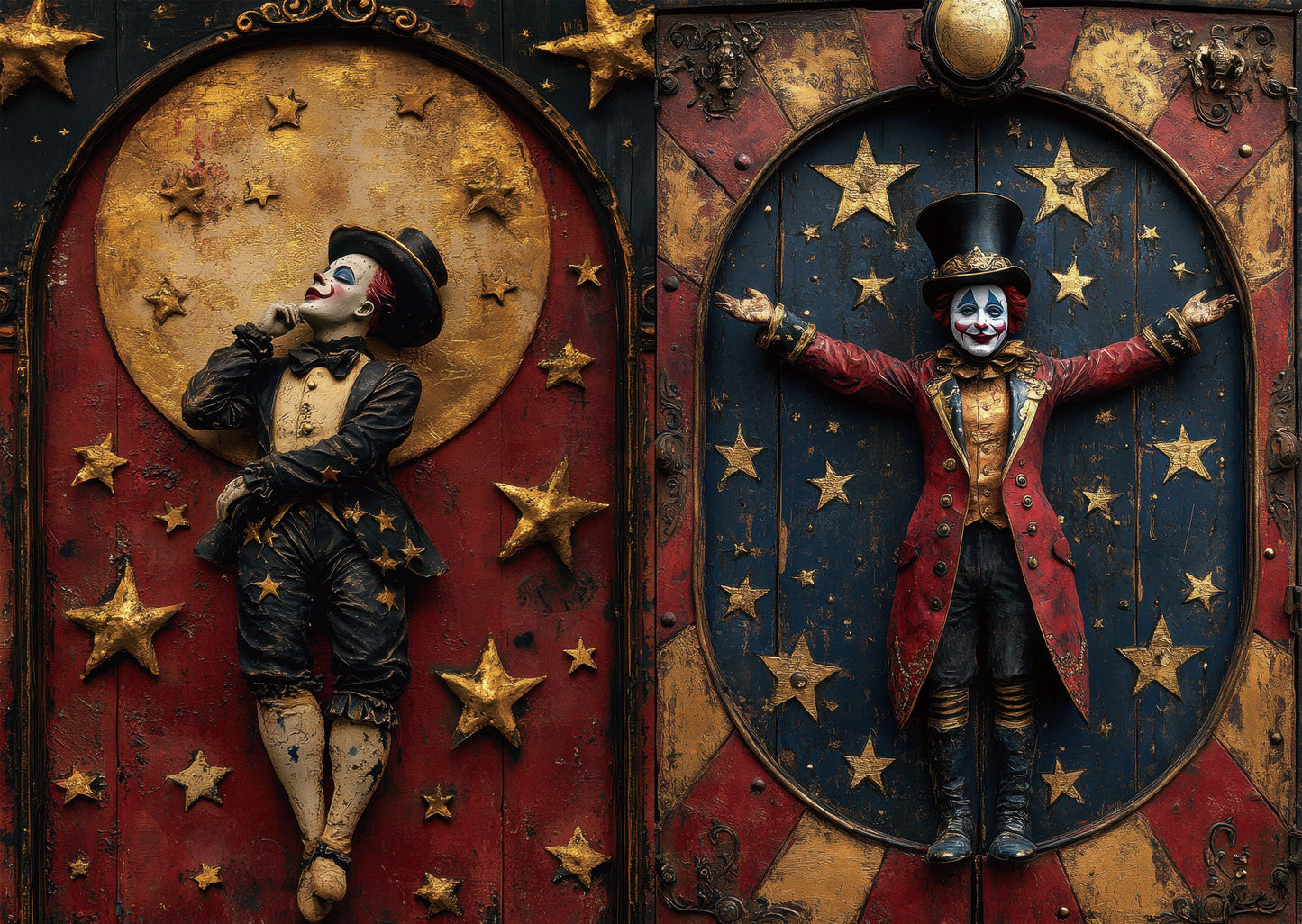 Torn Paper Scrapbooking Papers Carnival of Beautiful Nightmares TPB-002