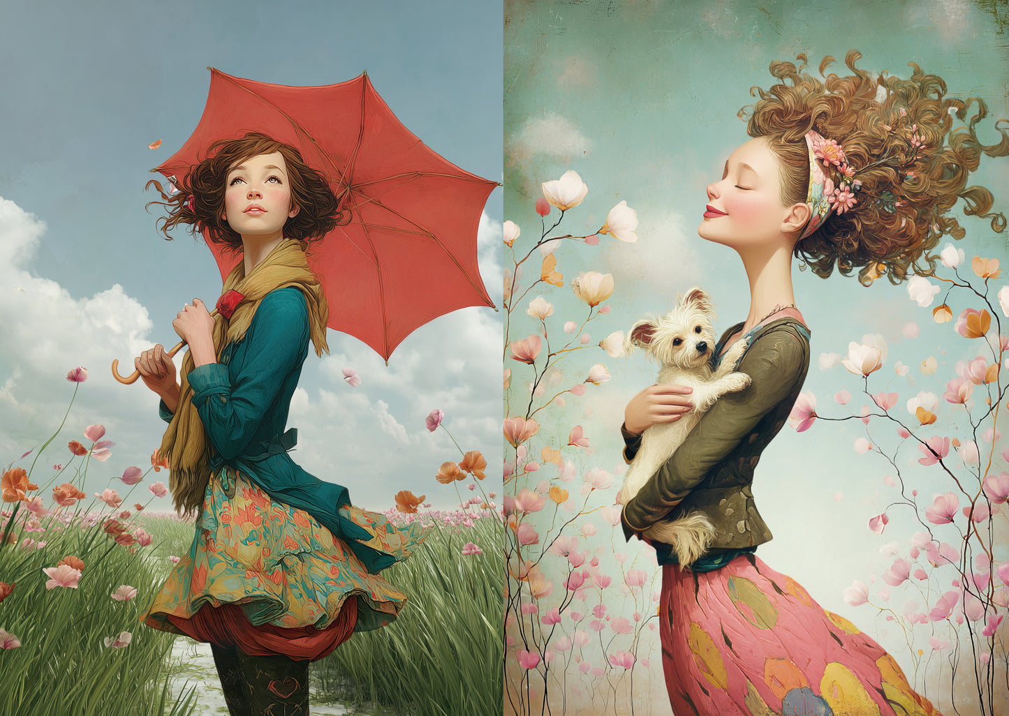 Torn Paper Scrapbooking Papers Springtime Reverie TPB-010