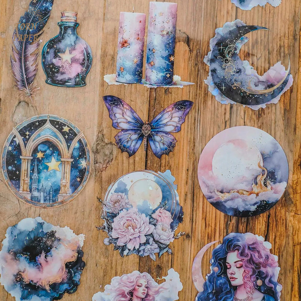 London Gifties_ Celestial moonlight Hologram PET Tape 10m[1Loop] LG 096