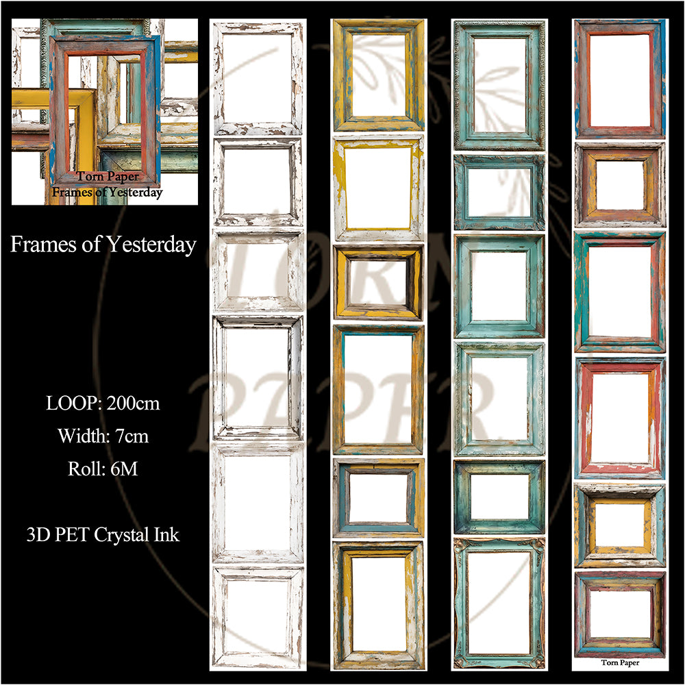 Torn Paper_ Frames of Yesterday 3D Print PET Tape 200cm TPM 119[1Loop]