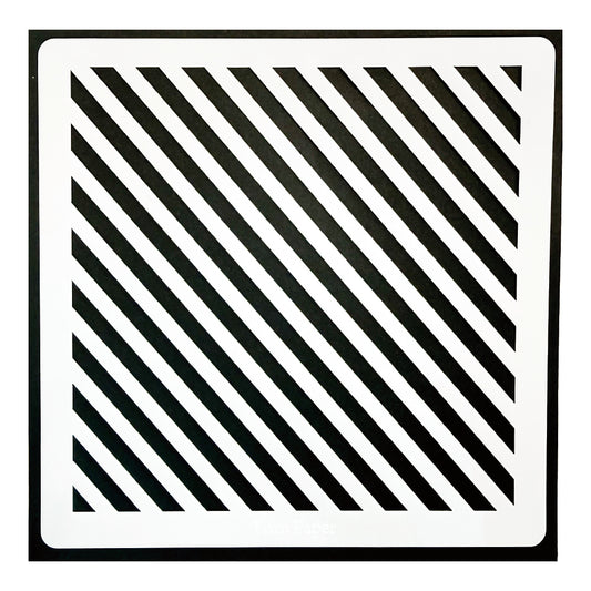 Torn Paper_ Diagonal Stripes Stencil TPS 016