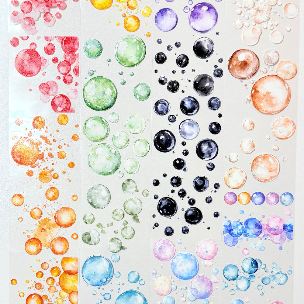 Torn Paper_ Cotton Candy Bubble 3D Print PET Tape 200cm TPM 050[1Loop]