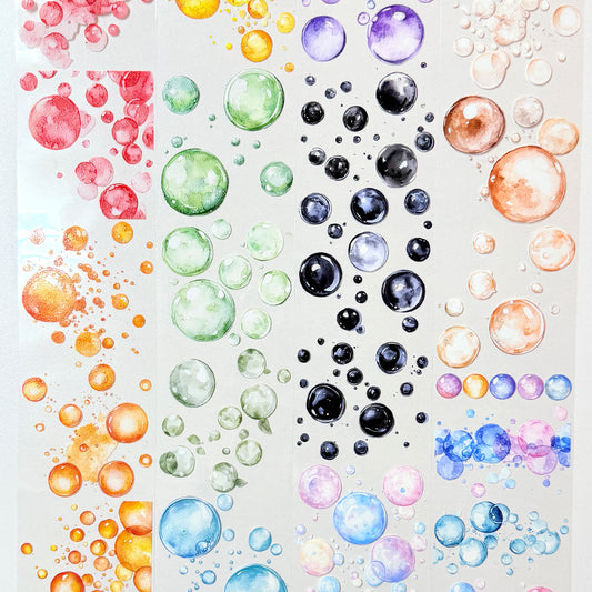 Torn Paper_ Cotton Candy Bubble 3D Print PET Tape 200cm TPM 050[1Loop]