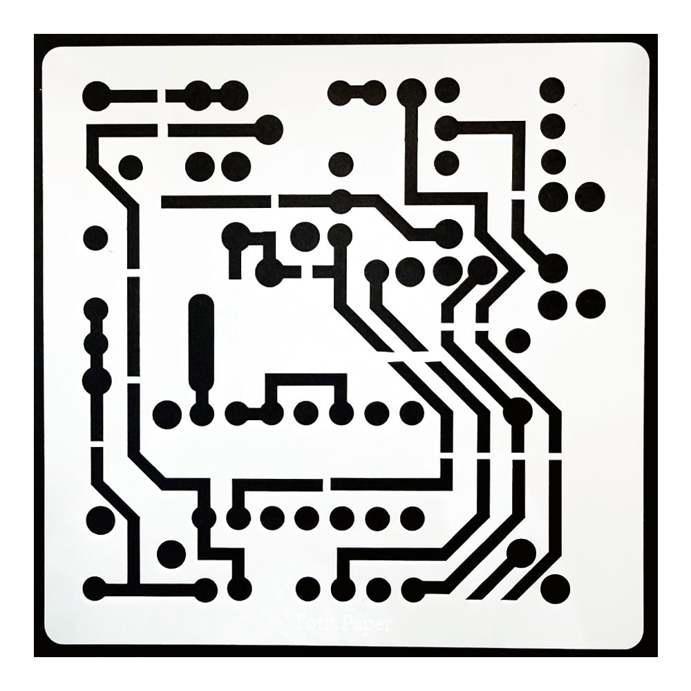 Torn Paper_ Digital Trace Stencil TPS 019