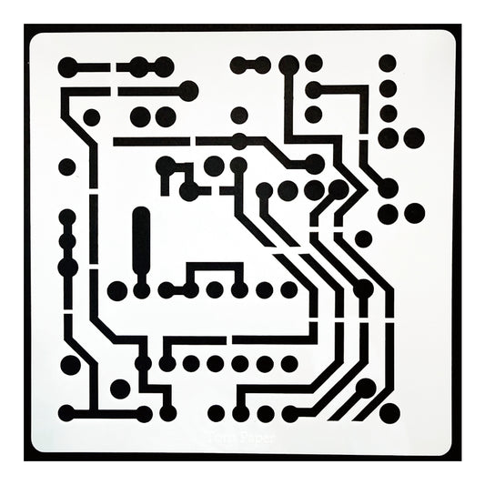 Torn Paper_ Digital Trace Stencil TPS 019