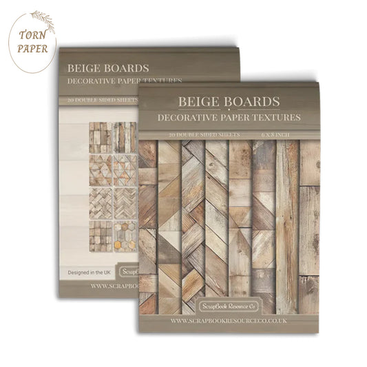 SBRC Decorative Paper Pad Beige Boards SR 089