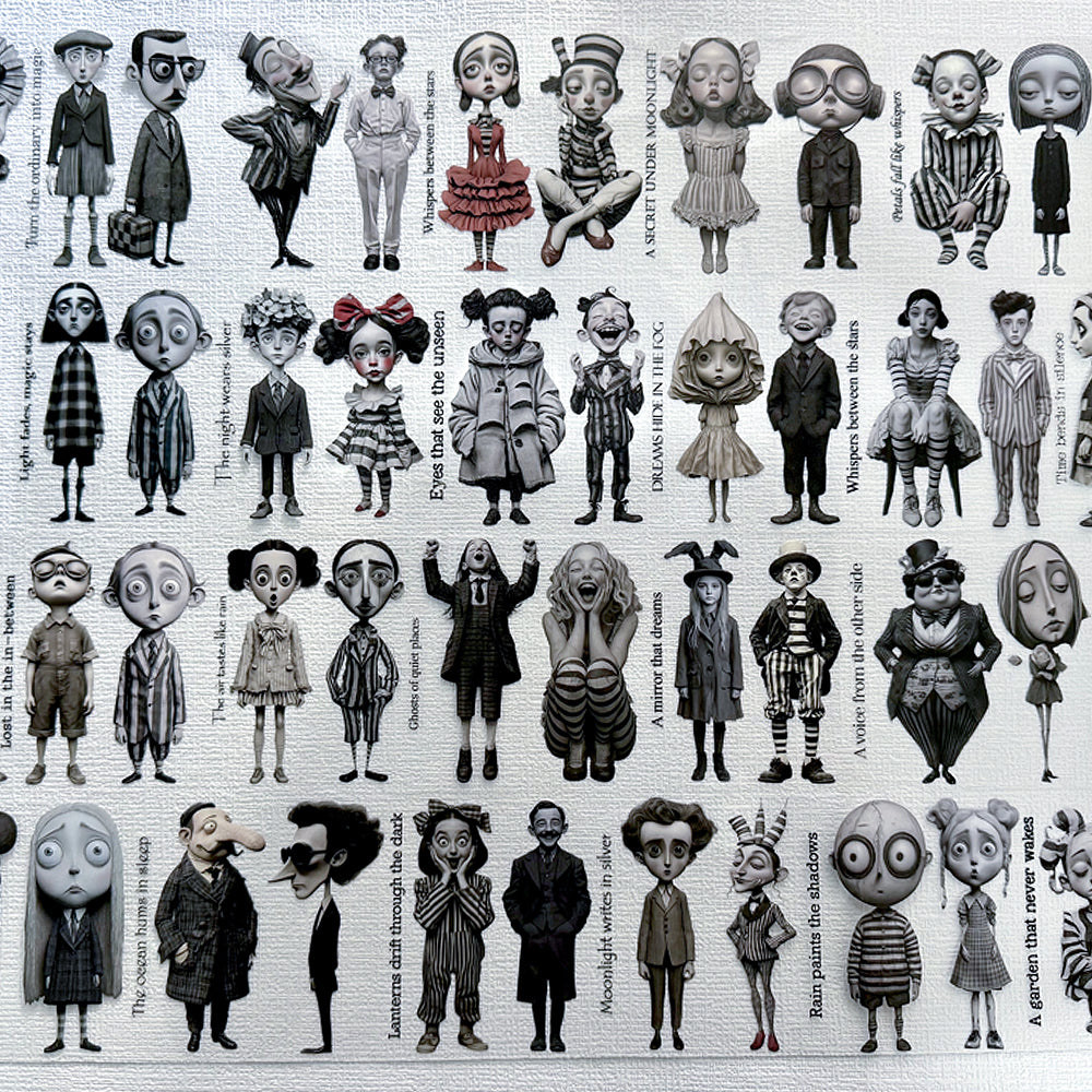 Torn Paper_ Whimsy Wanderers 3D Print PET Tape 6m TPM 036[Whole]