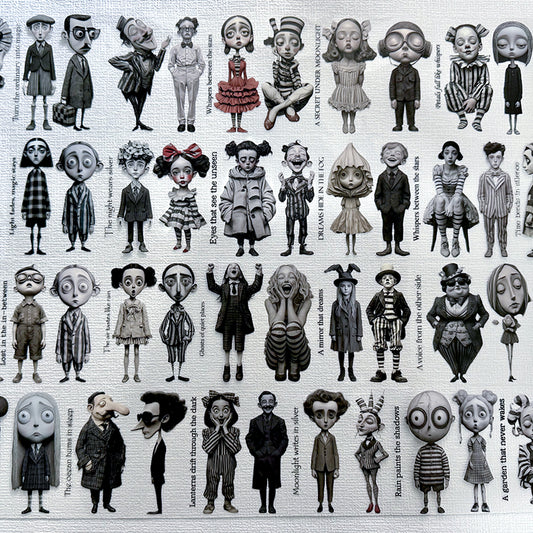 Torn Paper_ Whimsy Wanderers 3D Print PET Tape 6m TPM 036[Whole]