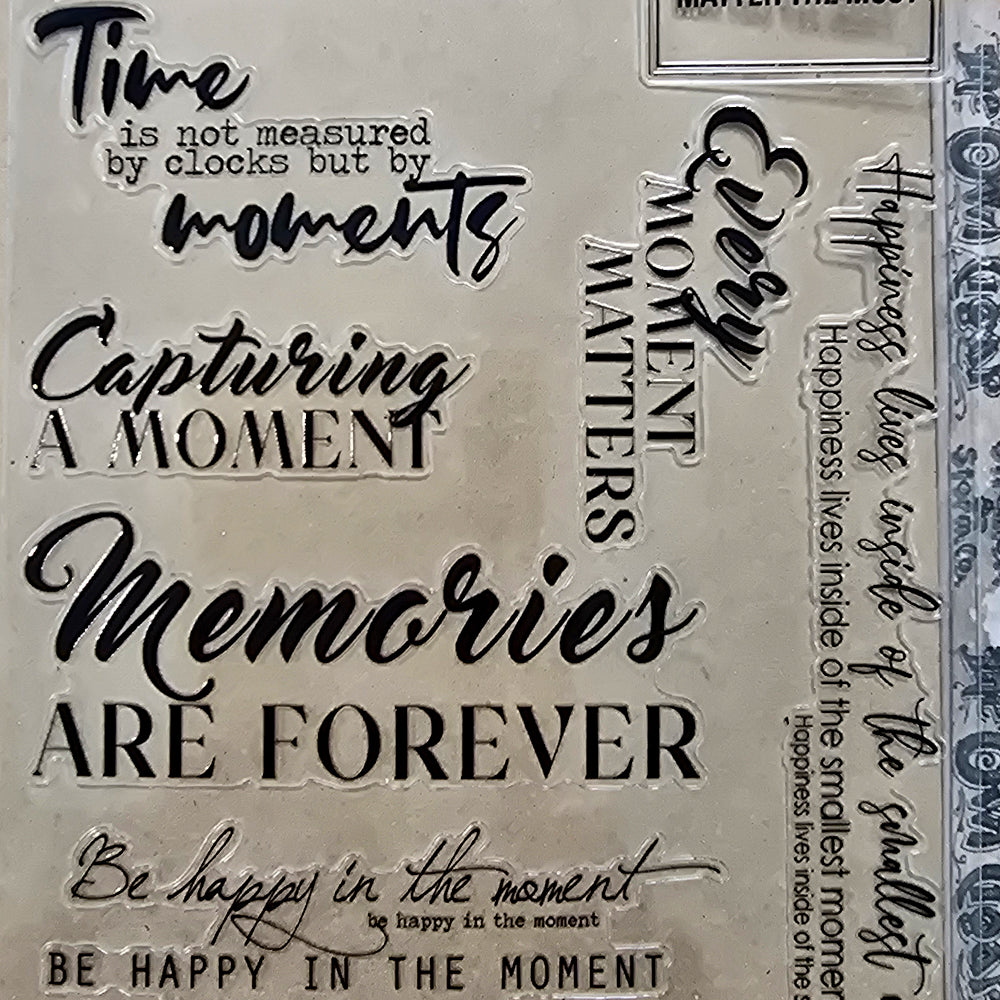 Torn Paper_ Sentimental Quotes 3D Print PET Stickerbook 10sheets TPM 041