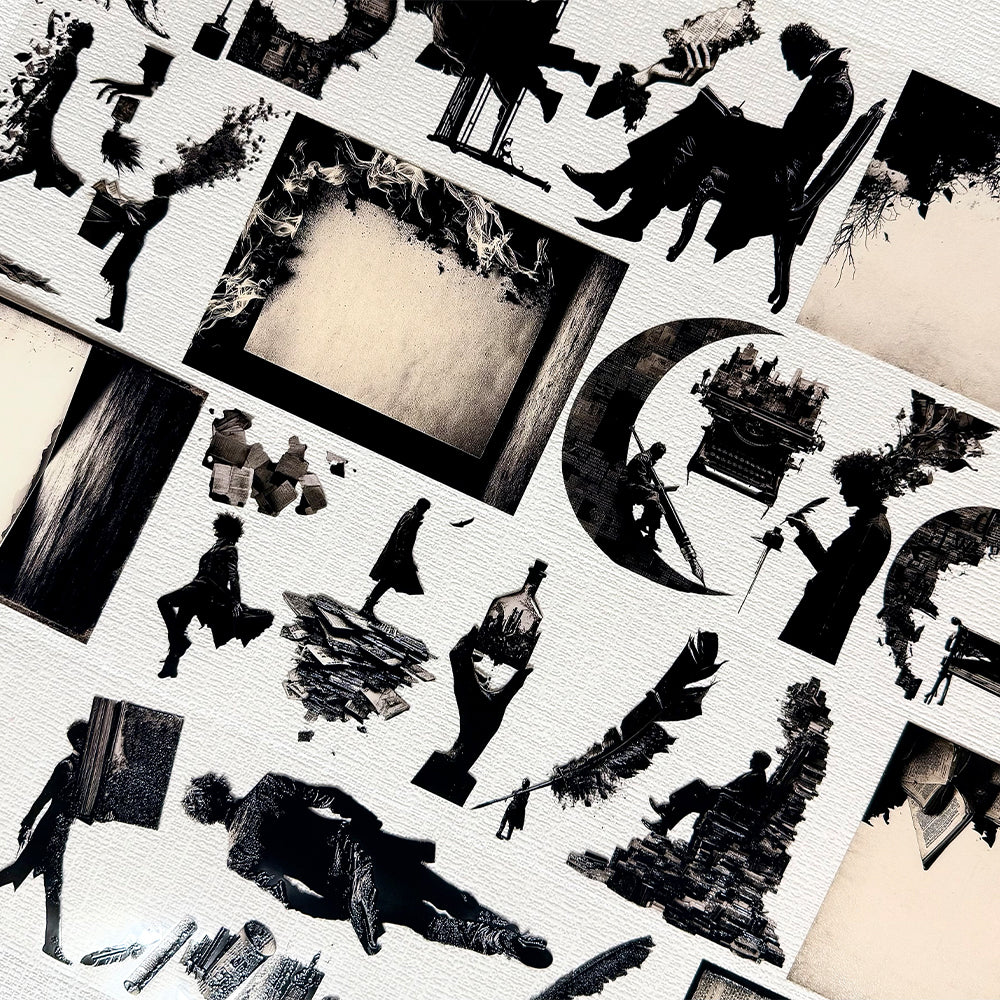 Torn Paper_ The Inked Silence 3D Print PET Tape 6m TPM 091[Whole]