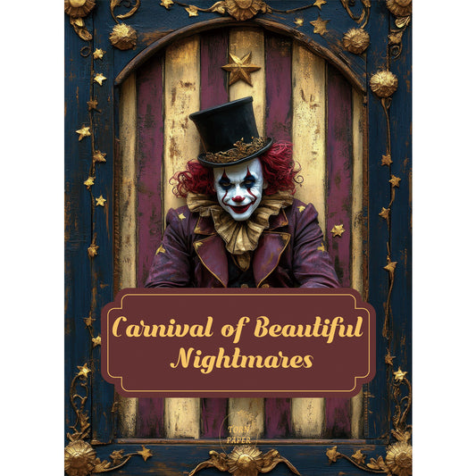 Torn Paper Scrapbooking Papers Carnival of Beautiful Nightmares TPB-002
