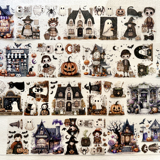 Torn Paper_ A Magical Halloween for Children 3D Print PET Tape 200cm TPM 027[1Loop]