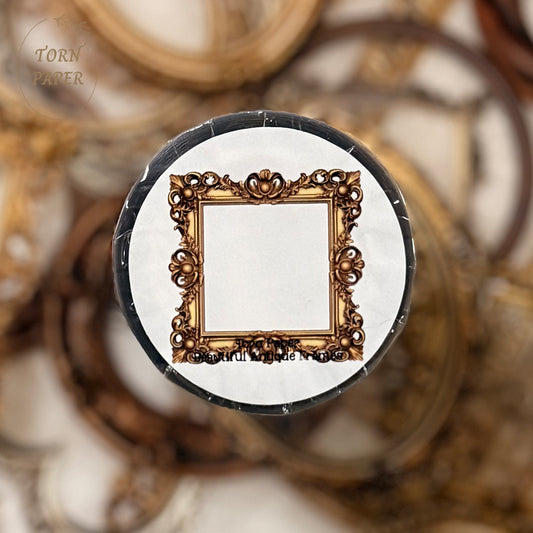 Torn Paper_ Beautiful Antique Frames 3D Gloss PET Tape 200cm TPM 004(1Loop)