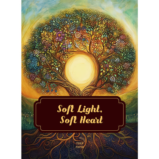 Torn Paper Scrapbooking Papers Soft Light, Soft Heart TPB-009