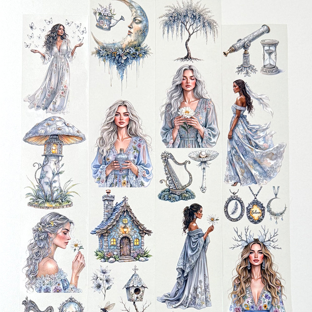 Torn Paper_ The Silver Muse 3D Print PET Tape 6m TPM 046[Whole]