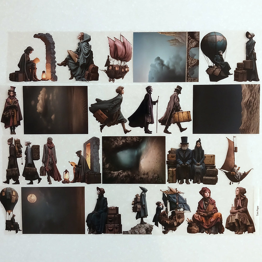 Torn Paper_ Travelers of the Forgotten Age 3D Print PET Tape 6m TPM 062[Whole]