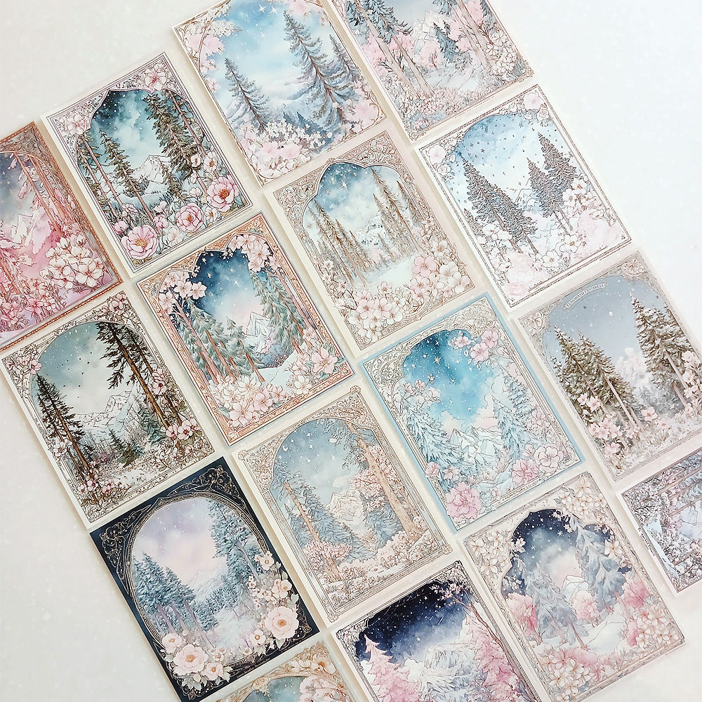 Torn Paper_ A Forest Welcoming Spring 3D Print PET Tape 200cm TPM 073[1Loop]